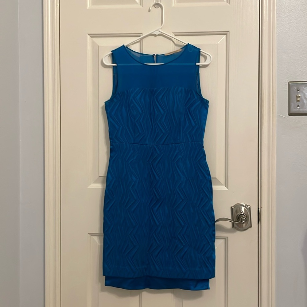 Penny Black blue textured dress size 4